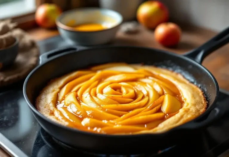 Attention : ce gâteau aux pommes à la poêle (prêt en 10 min, sans four) va vous rendre complètement accro