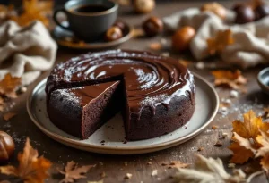 Chocolat noir + crème de marrons : le gâteau fondant d’automne dont vous ne pourrez plus vous passer