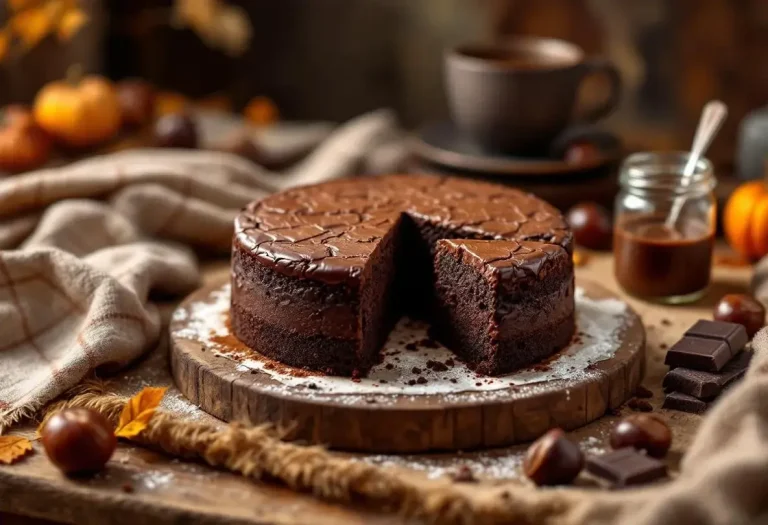 Chocolat noir + crème de marrons : le gâteau fondant d’automne qui va vous rendre totalement accro Chocolat noir + crème de marrons : le gâteau fondant d’automne qui va vous rendre totalement accro