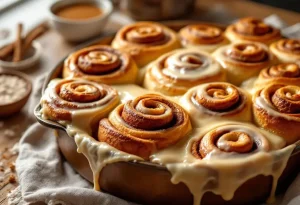 Recette cinnamon rolls moelleux et croustillants