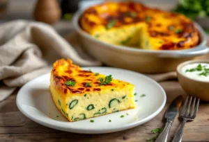 Seulement 60 calories : le flan de courgettes qui fait croire à vos invités que c’est un vrai gratin