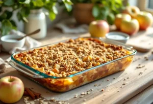 Un crumble aux pommes sans beurre pour une version plus légère ? Ma recette cartonne