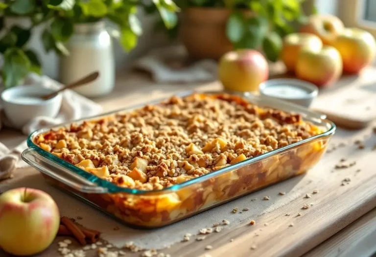 Un crumble aux pommes sans beurre pour une version plus légère ? Ma recette cartonne