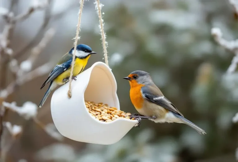 Arrêtez de jeter ce pot en plastique : les oiseaux en raffolent surtout en hiver Arrêtez de jeter ce pot en plastique : les oiseaux en raffolent surtout en hiver