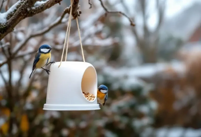 Arrêtez de jeter ce pot en plastique : les oiseaux l’adorent en hiver Arrêtez de jeter ce pot en plastique : les oiseaux l’adorent en hiver
