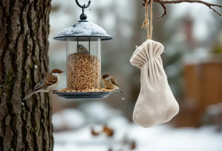 Attention, vos oiseaux sont en danger : ce simple savon dans une chaussette peut vraiment les sauver