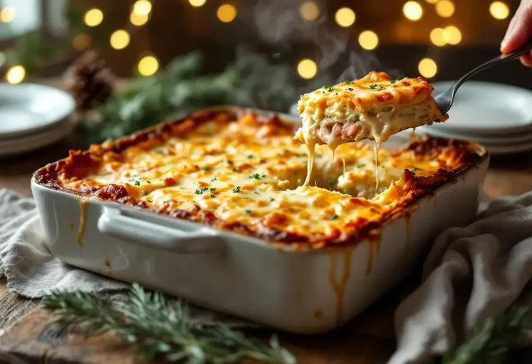 Avalanche de béchamel, saumon ultra fondant et fromage gratiné : ces lasagnes de Noël sont une pure folie Avalanche de béchamel, saumon ultra fondant et fromage gratiné : ces lasagnes de Noël sont une pure folie
