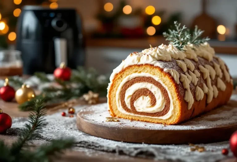 Bûche de Noël au Airfryer : la recette ultra express pour bluffer vos invités sans four Bûche de Noël au Airfryer : la recette ultra express pour bluffer vos invités sans four