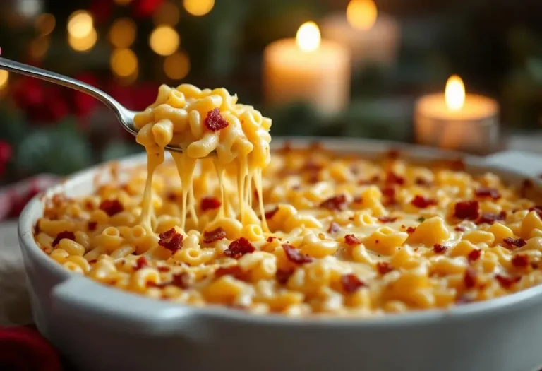 Ce gratin de coquillettes aux lardons fait toujours un carton sur la table du réveillon de Noël Ce gratin de coquillettes aux lardons fait toujours un carton sur la table du réveillon de Noël