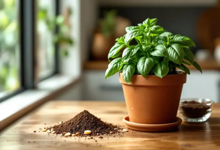 Ces 2 ingrédients que tout le monde a en cuisine font pousser votre basilic encore plus vite et mieux