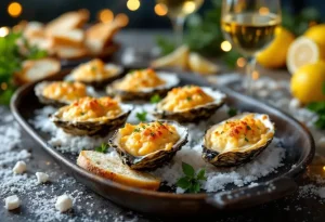 Cinq minutes sous le gril et vos huîtres deviennent des bouchées gratinées ultra gourmandes à partager à l’apéro de fête