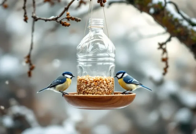 Comment une simple bouteille plastique se transforme en mangeoire idéale pour les oiseaux Comment une simple bouteille plastique se transforme en mangeoire idéale pour les oiseaux