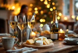 Devra-t-on trinquer au mousseux anglais et au fromage américain à Noël ?