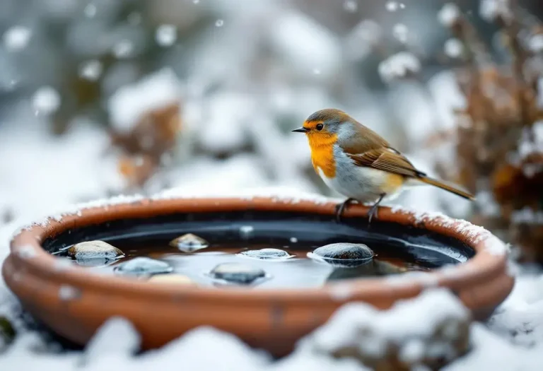 Donner de l’eau aux oiseaux en période de gel peut réellement leur coûter la vie