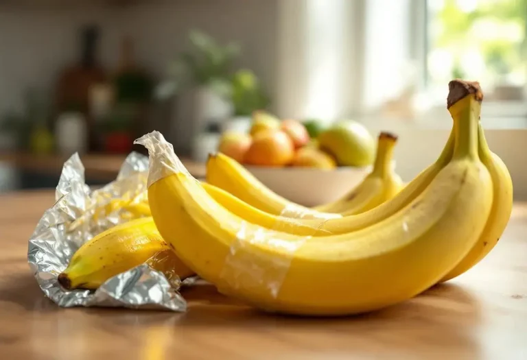 « Elles ne noircissent plus » : mon astuce toute simple pour garder vos bananes bien fraîches très longtemps