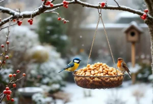 En décembre, ce petit aliment du placard que les jardiniers oublient peut vraiment sauver les oiseaux du jardin