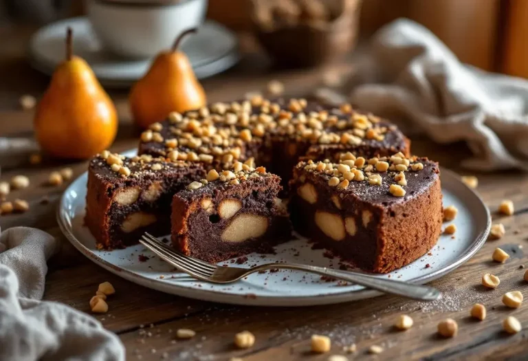 Gâteau ultra moelleux aux poires, chocolat et noisettes : le goûter simple et irrésistible pour cet automne Gâteau ultra moelleux aux poires, chocolat et noisettes : le goûter simple et irrésistible pour cet automne