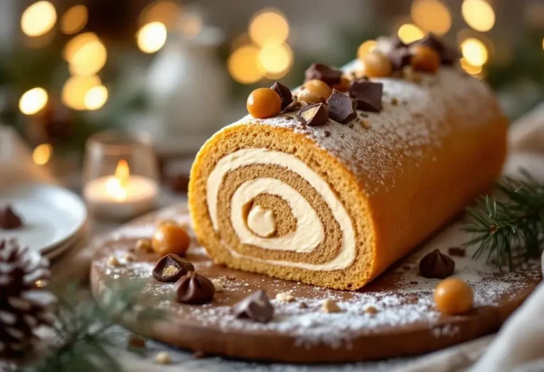 Laurent Mariotte mise sur cette bûche roulée à la crème de marrons pour les fêtes et promet un immense succès Laurent Mariotte mise sur cette bûche roulée à la crème de marrons pour les fêtes et promet un immense succès