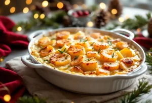 Oubliez la dinde : ce gratin Saumon & Saint-Jacques est le plat de Noël rêvé