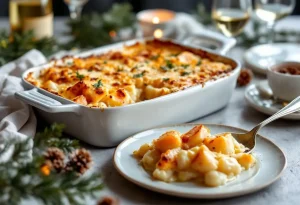 Oubliez la dinde : ce gratin ultra crémeux Saumon & Saint-Jacques est le plat de Noël idéal