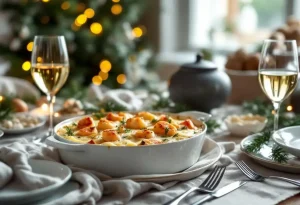 Oubliez la dinde : ce gratin ultra crémeux Saumon & Saint-Jacques sera votre plat de Noël idéal