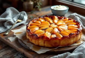 Pommes dorées, caramel brun et pâte maison : la tarte Tatin de Julie Andrieu va vous faire oublier la vôtre à jamais