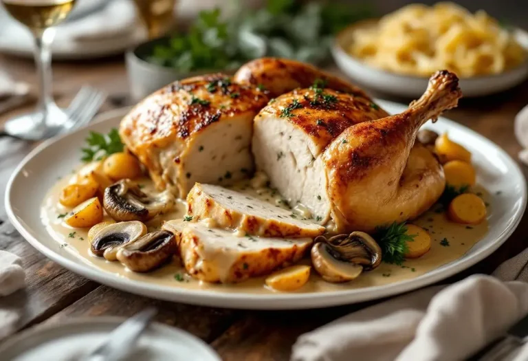 Poularde aux morilles : la recette gourmande pour un repas de fête inoubliable !