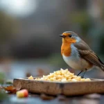 Rouges-gorges au jardin : ce soir, mettez dehors cet aliment de base à 3 centimes, que la plupart des jardiniers oublient