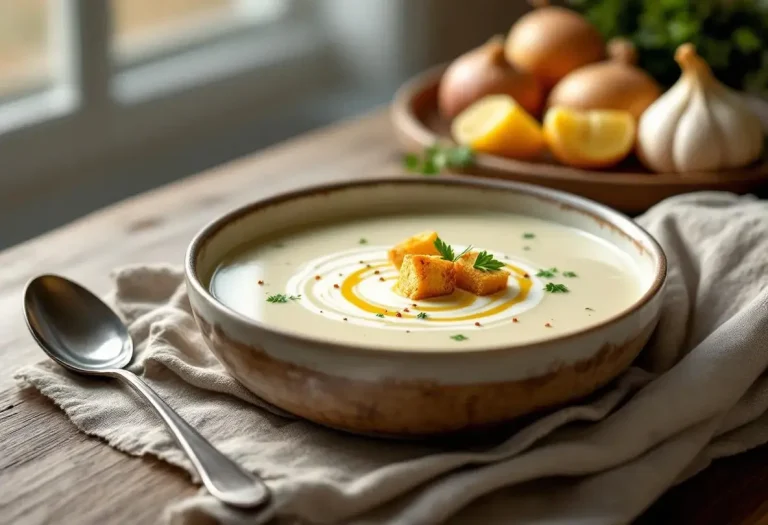 "Une de mes soupes préférées" - un velouté blanc ultra fondant, riche en goût et bon pour la santé "Une de mes soupes préférées" - un velouté blanc ultra fondant, riche en goût et bon pour la santé