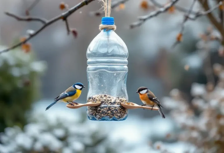 Voici comment une bouteille plastique devient une mangeoire parfaite pour les oiseaux