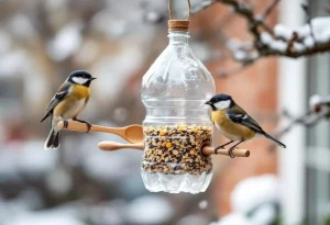 Voici comment une simple bouteille plastique devient une mangeoire parfaite pour les oiseaux