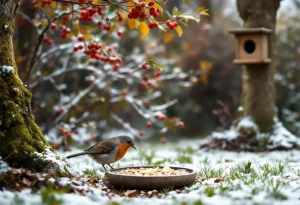 5 astuces pour faire de votre jardin un refuge pour rouge-gorge cet hiver