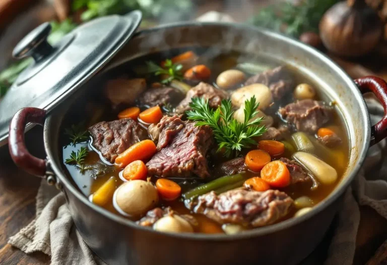 “Ça va vraiment parfumer le bouillon” : pour un bon pot-au-feu, Laurent Mariotte réclame toujours cette viande à son boucher “Ça va vraiment parfumer le bouillon” : pour un bon pot-au-feu, Laurent Mariotte réclame toujours cette viande à son boucher