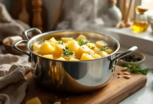 Ajoutez-le aux pommes de terre pendant la cuisson, elles seront ultra parfumées, moelleuses et délicieuses