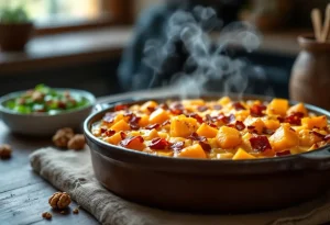 Butternut gratinée, lardons croustillants et fromage coulant : le plat d’hiver ultra rapide que tout le monde me demande