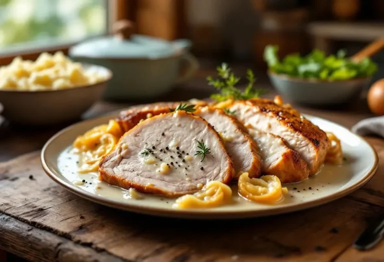 Ce rôti de porc cuit au lait est si fondant qu’on le déguste à la cuillère Ce rôti de porc cuit au lait est si fondant qu’on le déguste à la cuillère