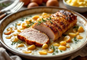 Ce rôti de porc cuit au lait est si fondant qu’on le mange à la cuillère