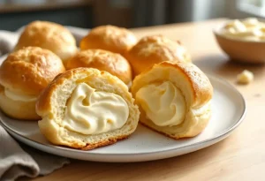 Ces choux à la crème pâtissière sont une tuerie : coques super légères, crème vanille ultra lisse