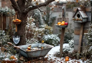 Ces vieux outils de jardin que vous alliez jeter vont devenir le refuge préféré des oiseaux cet hiver