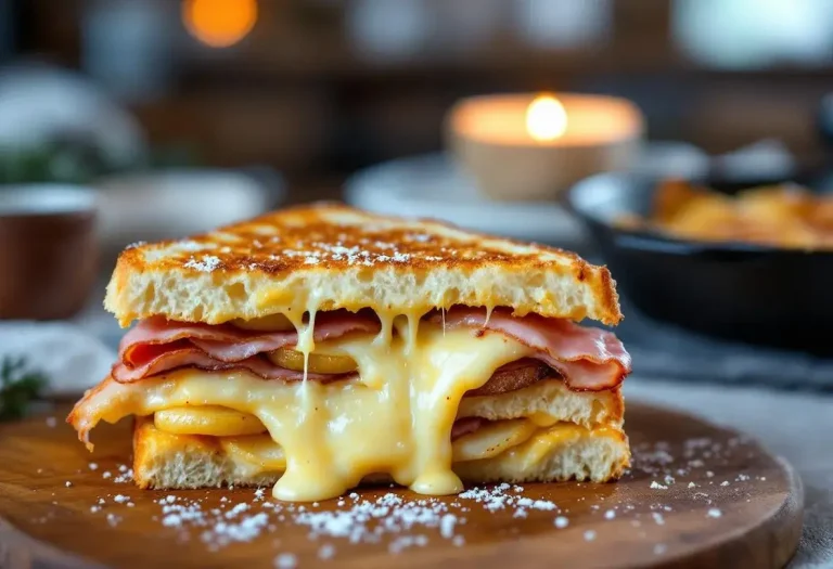 Cette recette de sandwich façon raclette offre un plaisir ultra fondant et croustillant pour réchauffer vos déjeuners Cette recette de sandwich façon raclette offre un plaisir ultra fondant et croustillant pour réchauffer vos déjeuners