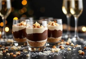 Coupes de nougat et de chocolat : le dessert le plus chic (et le plus facile) pour le réveillon du Nouvel An