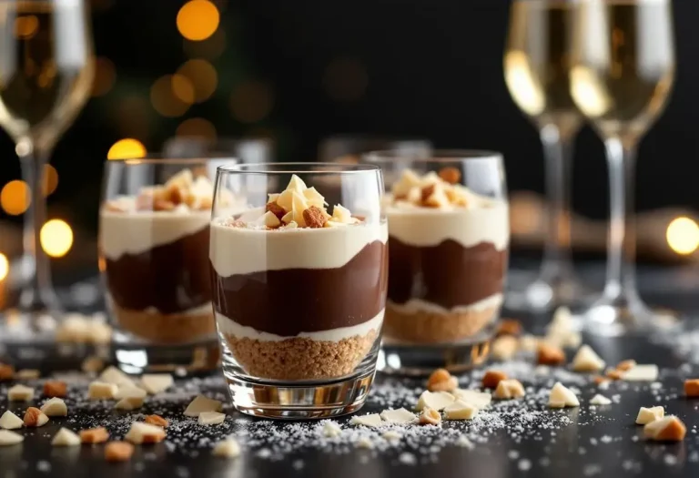 Coupes de nougat et de chocolat : le dessert le plus chic (et le plus facile) pour le réveillon du Nouvel An