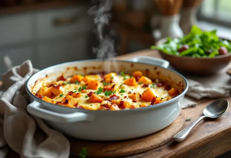 Courgiflette à la butternut : un gratin façon tartiflette, ultra simple et fondant Courgiflette à la butternut : un gratin façon tartiflette, ultra simple et fondant