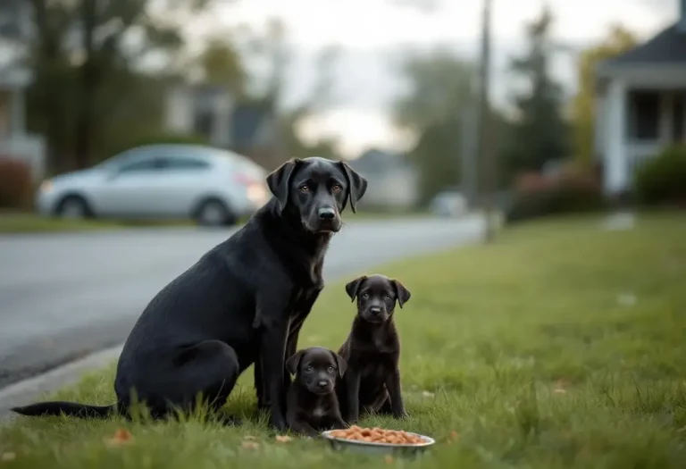 En voyant une chienne et ses 2 chiots au bord de la route, une automobiliste ressent un besoin irrésistible de faire demi-tour En voyant une chienne et ses 2 chiots au bord de la route, une automobiliste ressent un besoin irrésistible de faire demi-tour