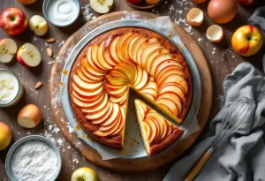 Gâteau au yaourt et pommes au Thermomix : ultra moelleux, pâte prête en 1 minute