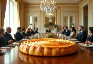 La galette des rois de l'Élysée n'est pas comme les autres... et ce n'est vraiment pas un hasard