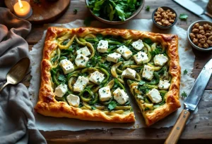 Le dîner croustillant et ultra fondant qui marie poireaux et chèvre frais en 25 minutes chrono : la tarte maison qui va tout changer !