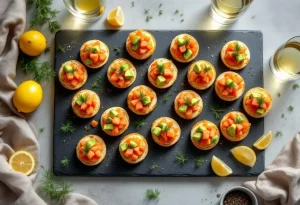 Marre des chips ? Ces toasts saumon–avocat font chic en un rien de temps