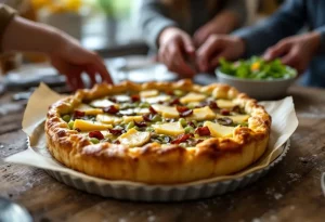 “Même les enfants ont adoré” : cette tarte rustique poireaux-comté va régaler toute la famille !