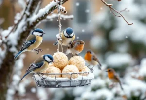 On parle souvent de nichoirs, mais rarement de cet aliment essentiel à la survie des oiseaux en hiver